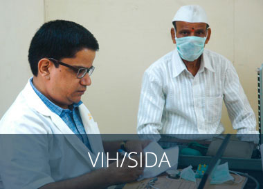 Atención médica VIH/SIDA en India