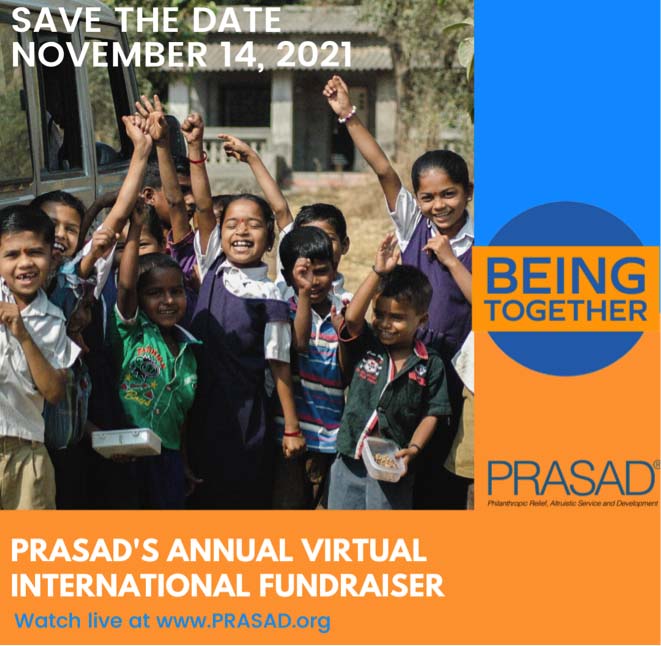 Evento virtual anual de PRASAD PROJECT - Being Together 2021