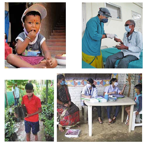 Atencion medica y a la infancia durante el 2021 por Prasad Chikitsa