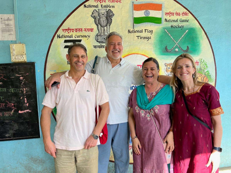 Reunion del equipo directivo de Fundacion PRASAD en India